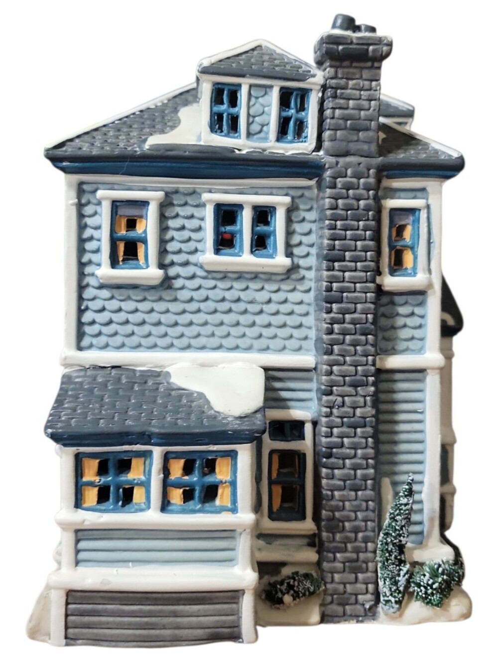Vtg 03 Lemax Christmas Village Plymouth Corners Pierce Porcelain Lighted House - Picture 5 of 8